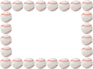 Baseball Border Clip Art At Clker Com   Vector Clip Art Online