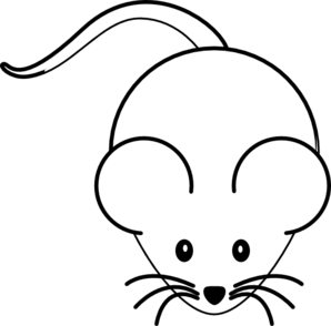 Black And White Mouse Clip Art At Clker Com   Vector Clip Art Online