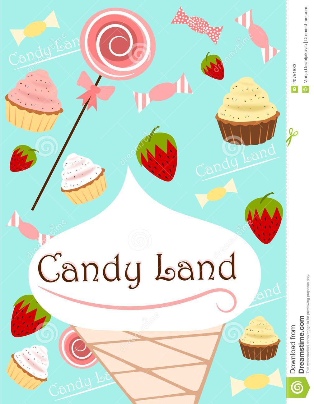 Candy Land Stock Photos   Image  20751883
