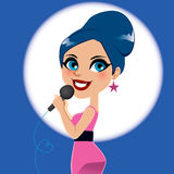 Cartoon Rock Singer Microphone Stock Vectors Illustrations   Clipart