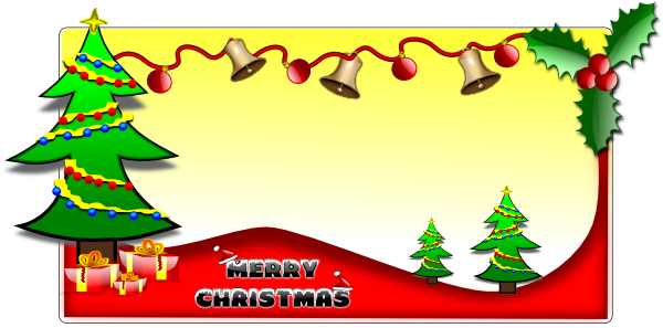 Christmas Card Clip Art At Clker Com   Vector Clip Art Online Royalty