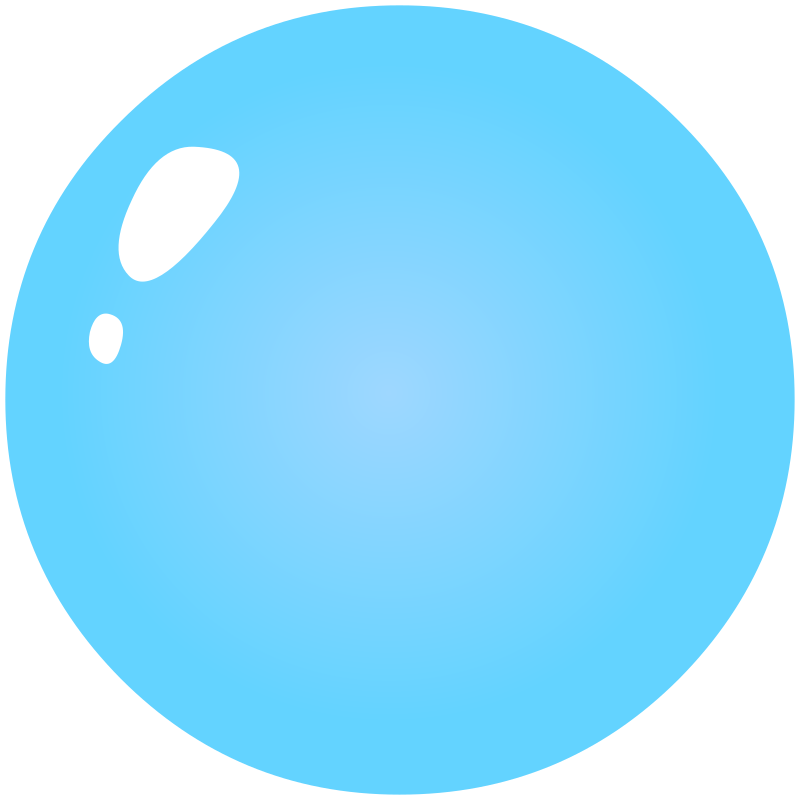 Food Blue Bubble By Glitch