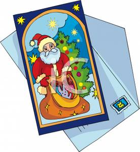 Free Christmas Card Clip Art