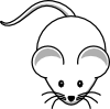 Free Vector Simple Cartoon Mouse Clip Art 118526 Simple Cartoon Mouse