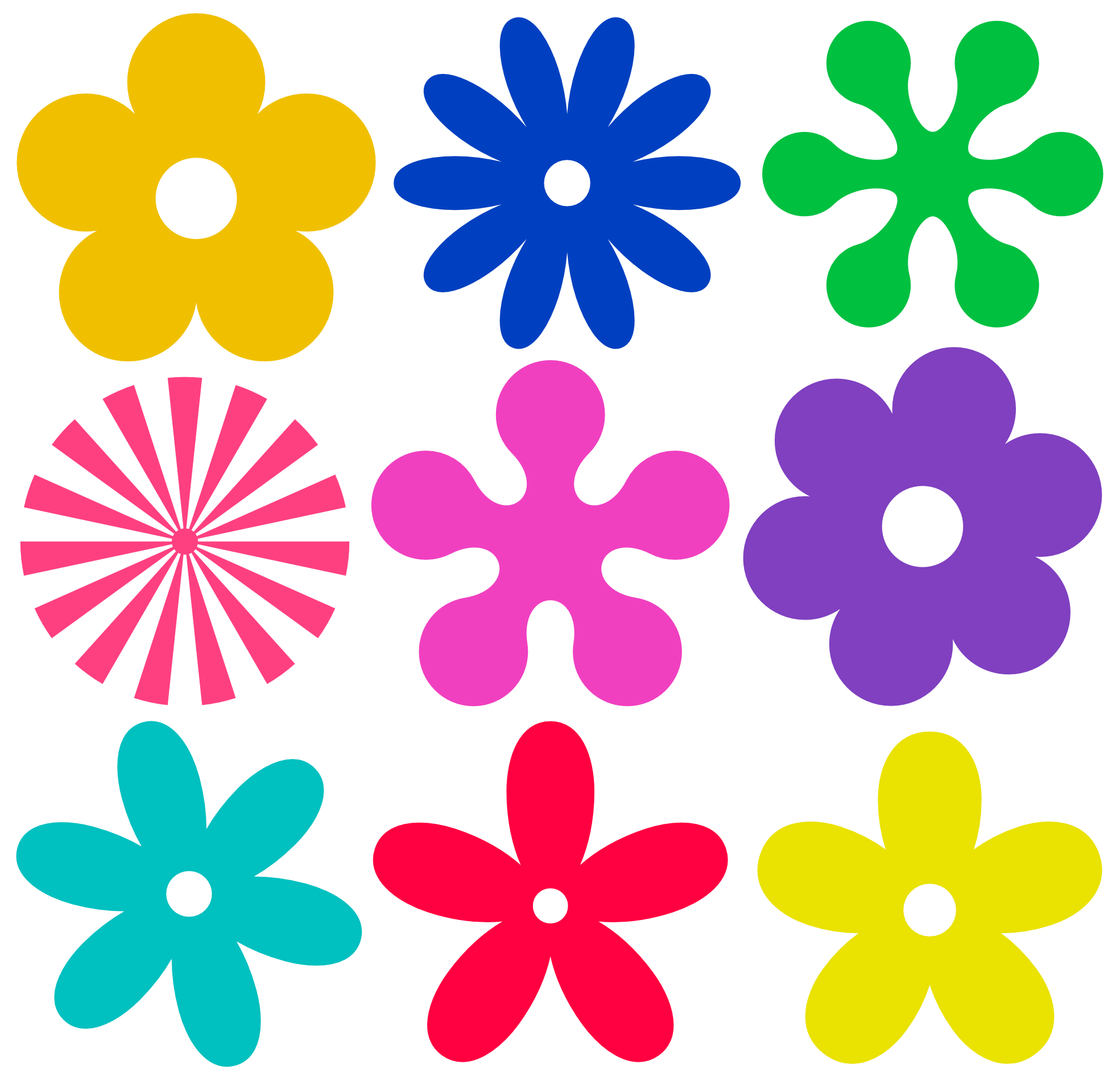 Hippie Daisies And Flowers Clipart Free Cliparts That You Can