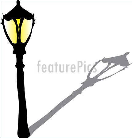 Lamp Post Illustration  Royalty Free Illustration At Featurepics Com