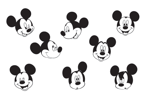 Mickey Mouse Clipart Black And White   Clipart Panda   Free Clipart