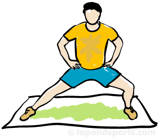 Person Stretching Clipart