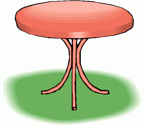 Round Dining Table Clip Art   Clipart Panda   Free Clipart Images