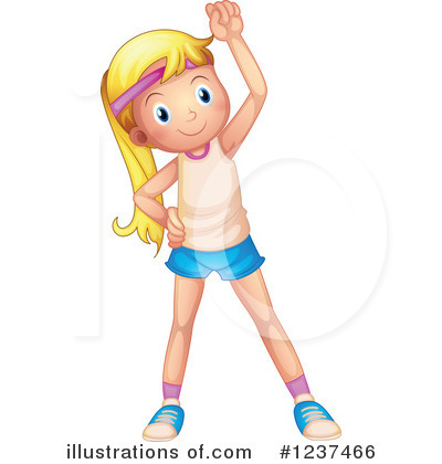 Stretching Clipart  1237466   Illustration By Colematt