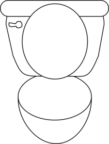 Toilet Clip Art At Clker Com   Vector Clip Art Online Royalty Free    