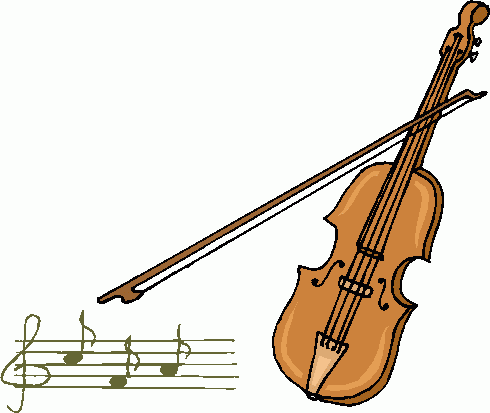 Violin   Musical Notes Clipart   Violin   Musical Notes Clip Art