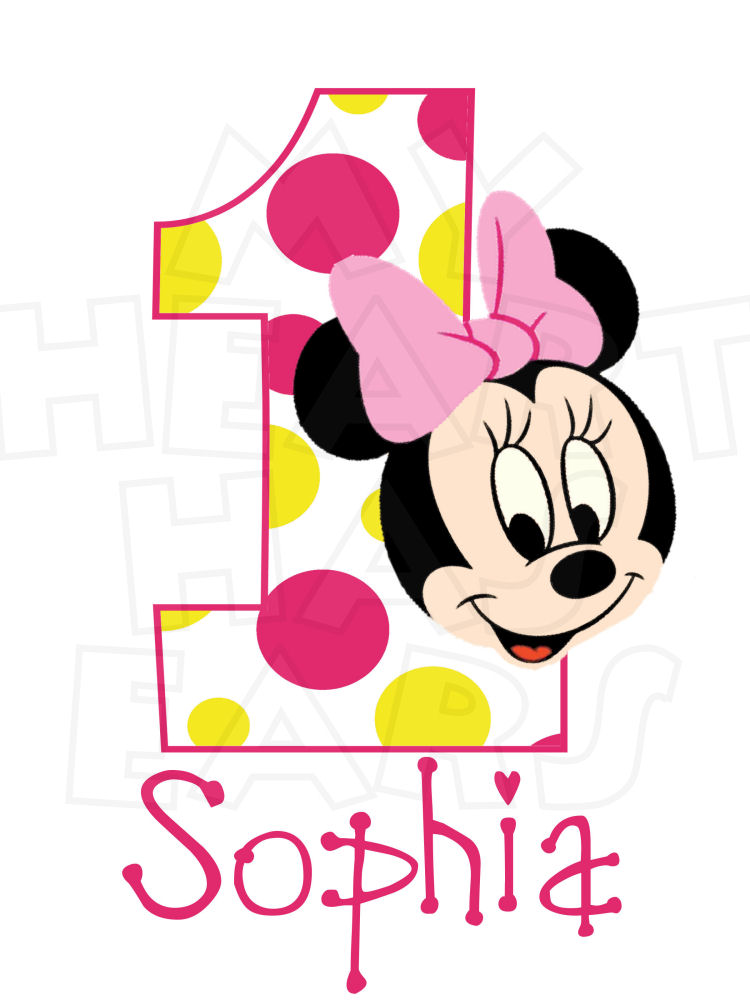 1st Birthday Personalized Any Name And Number Custom Digital Clip Art