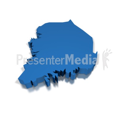 3d South Korea   Presentation Clipart   Great Clipart For    