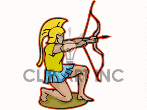     Archery Bow And Arrows Trojan Trojans Toy29 Gif Clip Art Toys Games