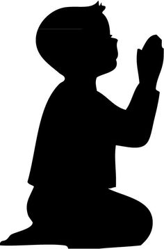 Boy Praying Silhouette More