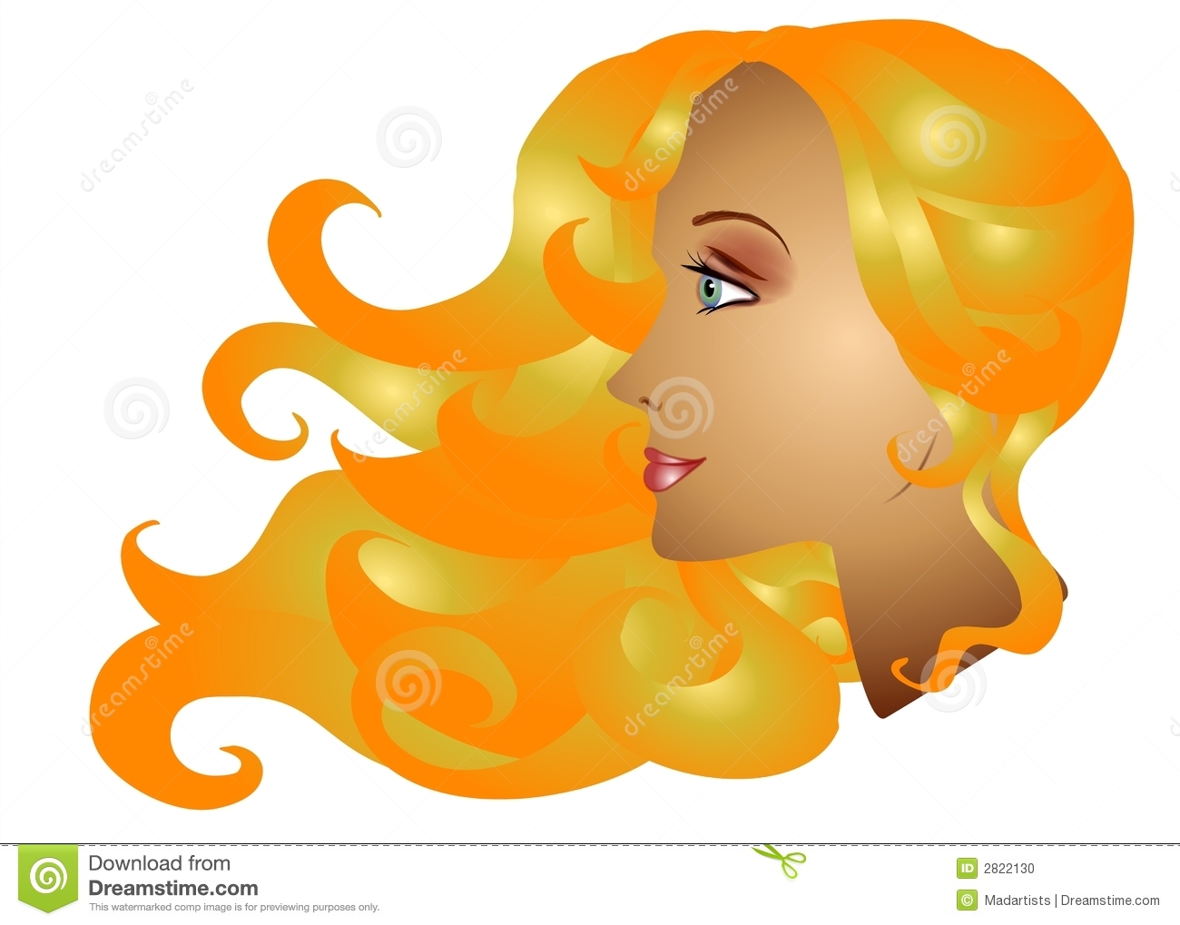 Clipart Blond Girl Holding A Shiny Red Valentine Heart Royalty Free