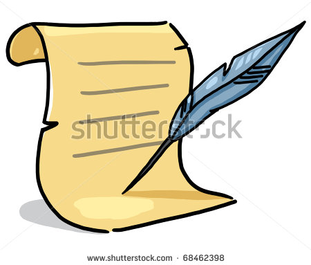 Feather Pen And Paper Clipart   Clipart Panda   Free Clipart Images