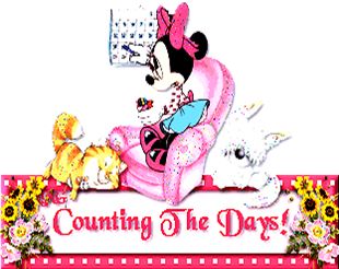 Minnie Counting The Days Clipart   My Disney Page   Pinterest