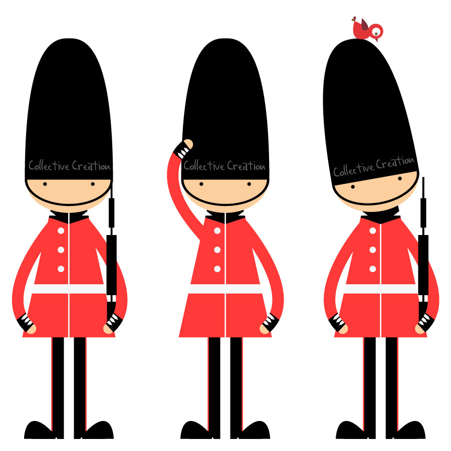 Queen S Guards Digital Clipart Clip Art For By Collectivecreation