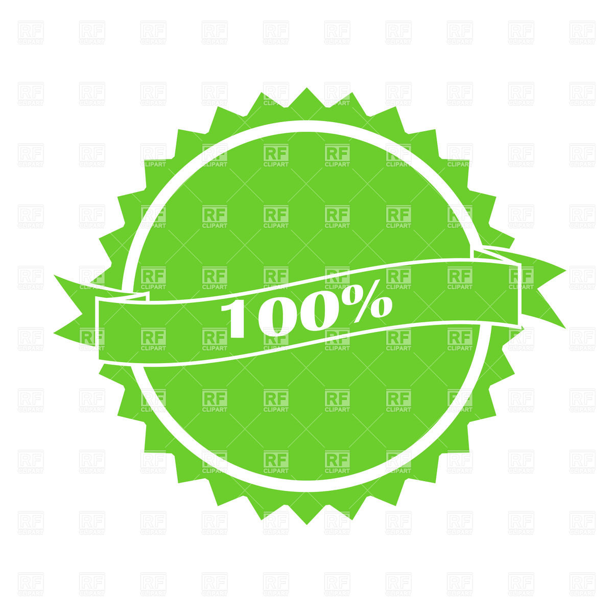 Seal Of Approval Clipart Simple Green Guarantee Seal