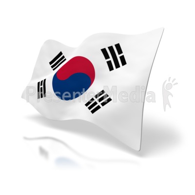 South Korea Flag   Signs And Symbols   Great Clipart For Presentations