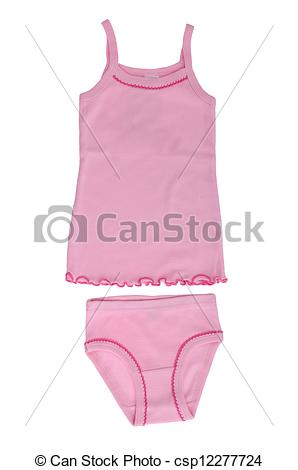 Stock Photo Of Childrens Underwear   Set For The Girls Underwear