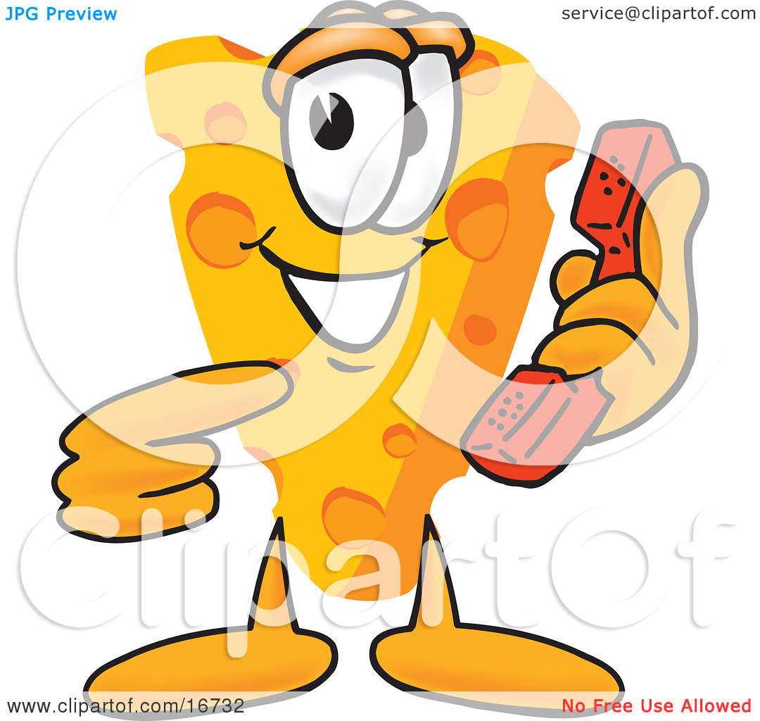 Swiss Cheese Clipart Orange Swiss Cheese Mascot