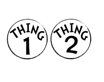 Thing 1 And Thing 2 Printable Clip Art   Clipart Best