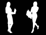 Businesswoman Powerpoint Silhouettes For Free   Powerpoint Clip Arts