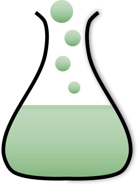 Chemistry Flask Clipart Medium Size