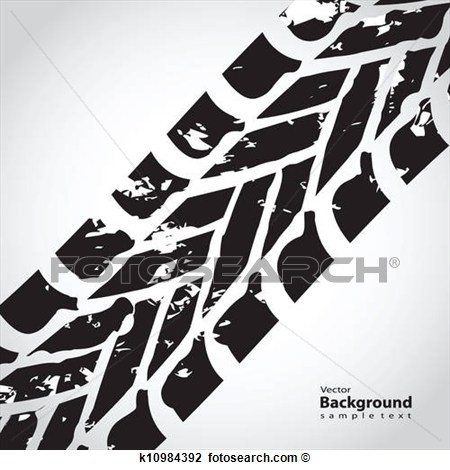 Clip Art   Tire Track Background  Fotosearch   Search Clipart
