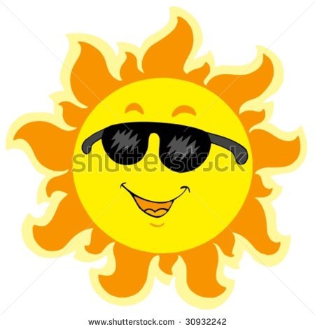 Cute Sun With Sunglasses   Clipart Panda   Free Clipart Images