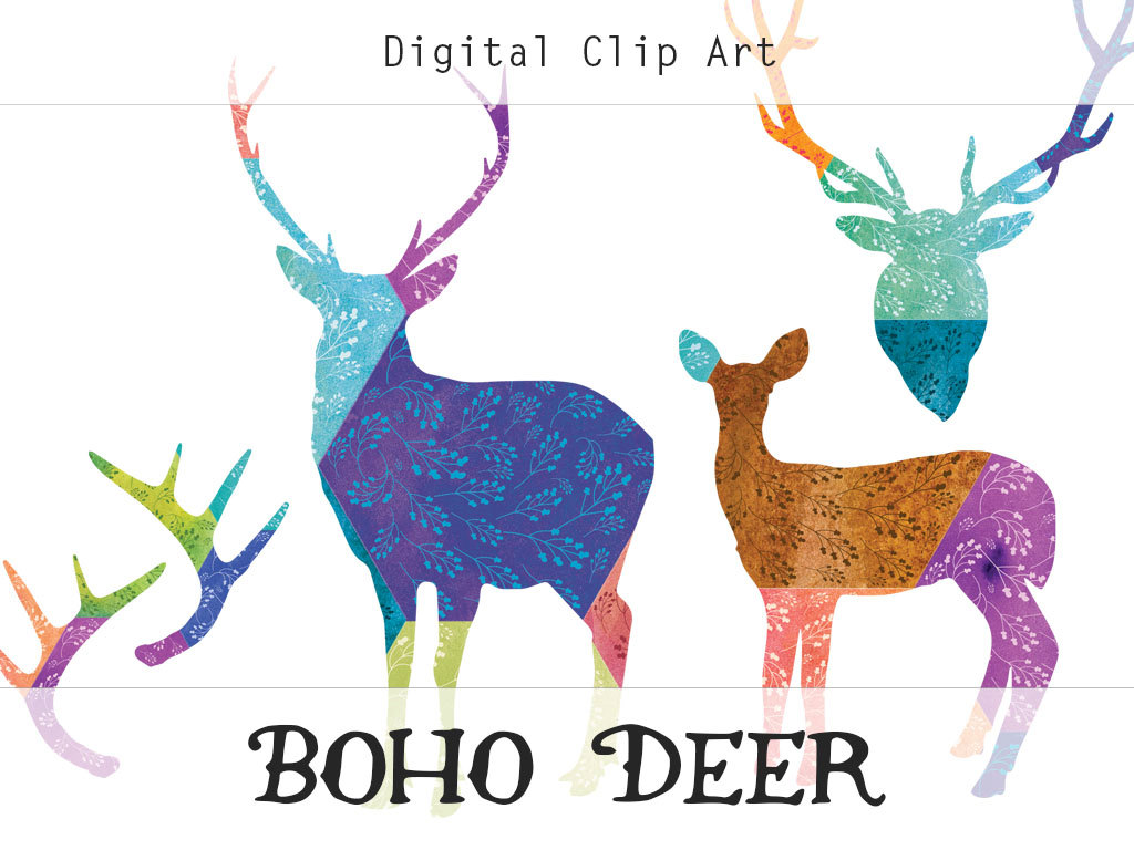 Digital Download Discoveries For Antler Clip Art From Easypeach Com
