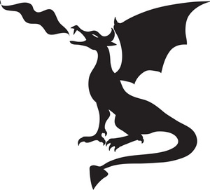 Dragon Clipart Image   Fire Breathing Dragon