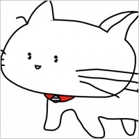 Fracture Clipart White Cartoon Cat Clip Art 6711 Jpg