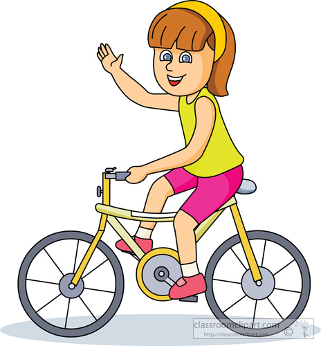 Girl Bike Clipart 2015walls Hd Soccer