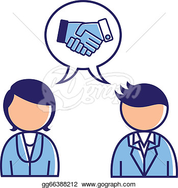 Illustration   Business Agreement Concept  Clipart Drawing Gg66388212