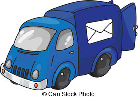 Mail Car   An Illustration Of A Mail Car