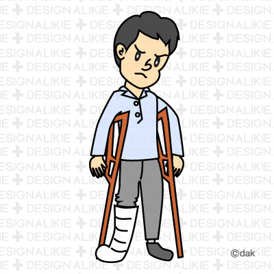 Man Fracture Pictures Of Clipart And Graphic Design And Illustration