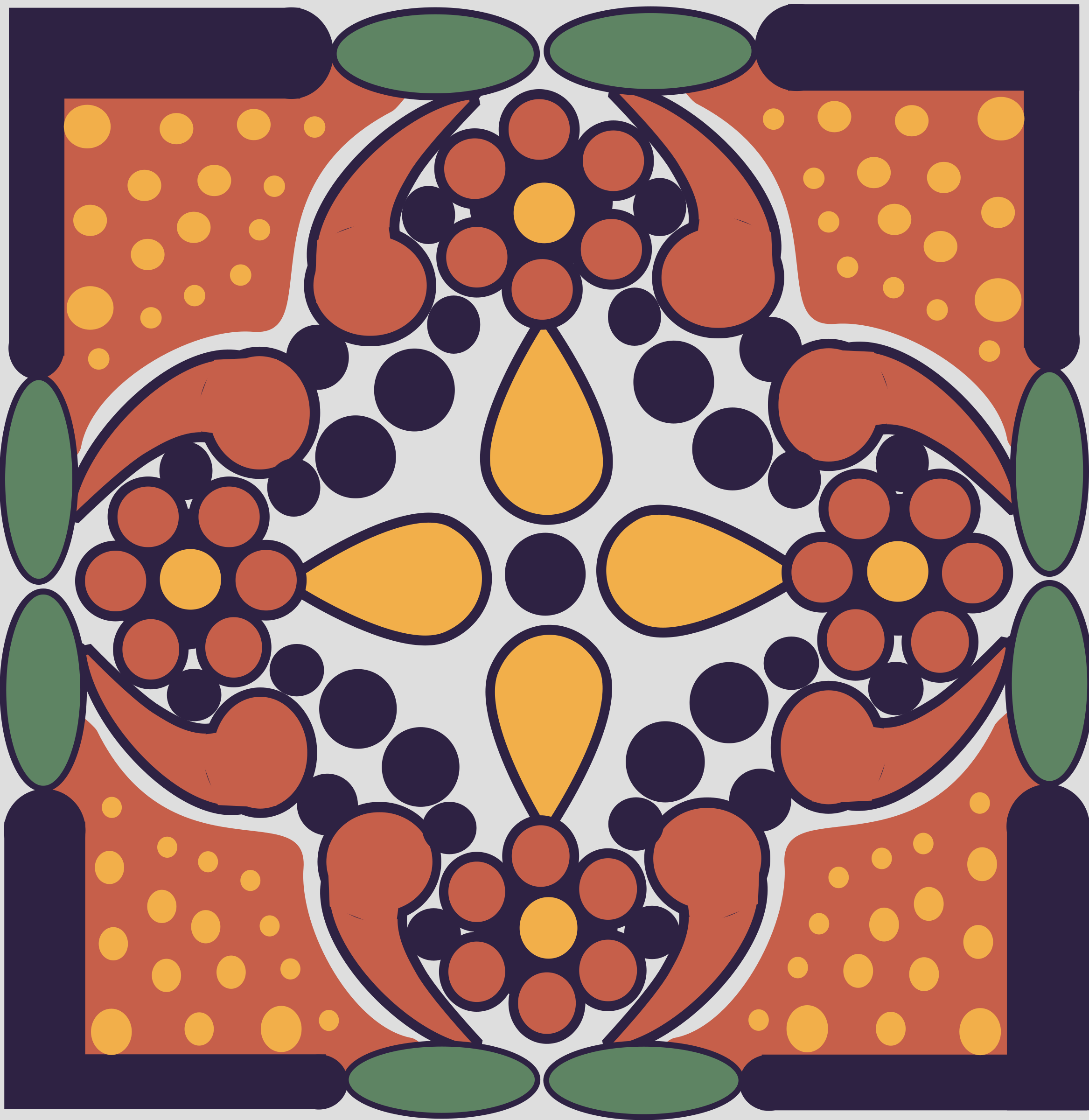 Mexican Tile Pattern   A By J4p4n