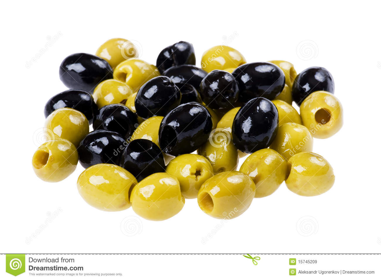 Olive Black On White Royalty Free Stock Images   Image  15745209