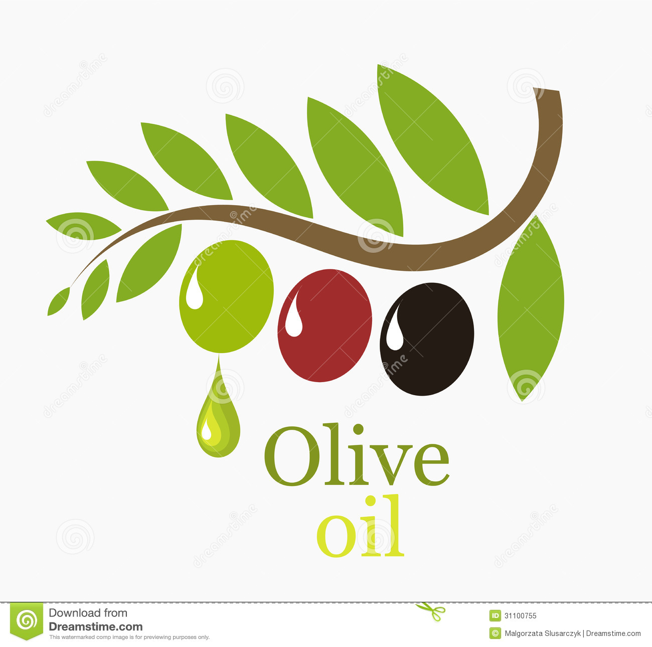 Olive Tree Branch Royalty Free Stock Photo   Image  31100755