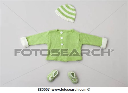 Picture Of A Baby Sweater Knit Hat And Baby Booties 883007   Search    