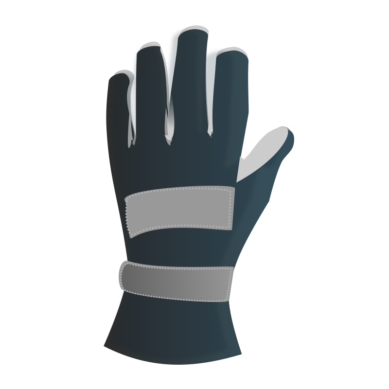 Racing Gloves By Netalloy   Motor Sports Clip Art