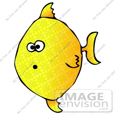 Shocked Yellow Fish Clipart Graphic    26957 By Djart   Royalty Free