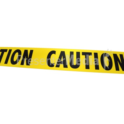 Single Piece Of Caution Tape   Signs And Symbols   Great Clipart For