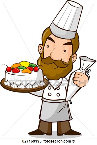 Stock Illustration Of Pastry Chef U27169195   Search Clipart Drawings
