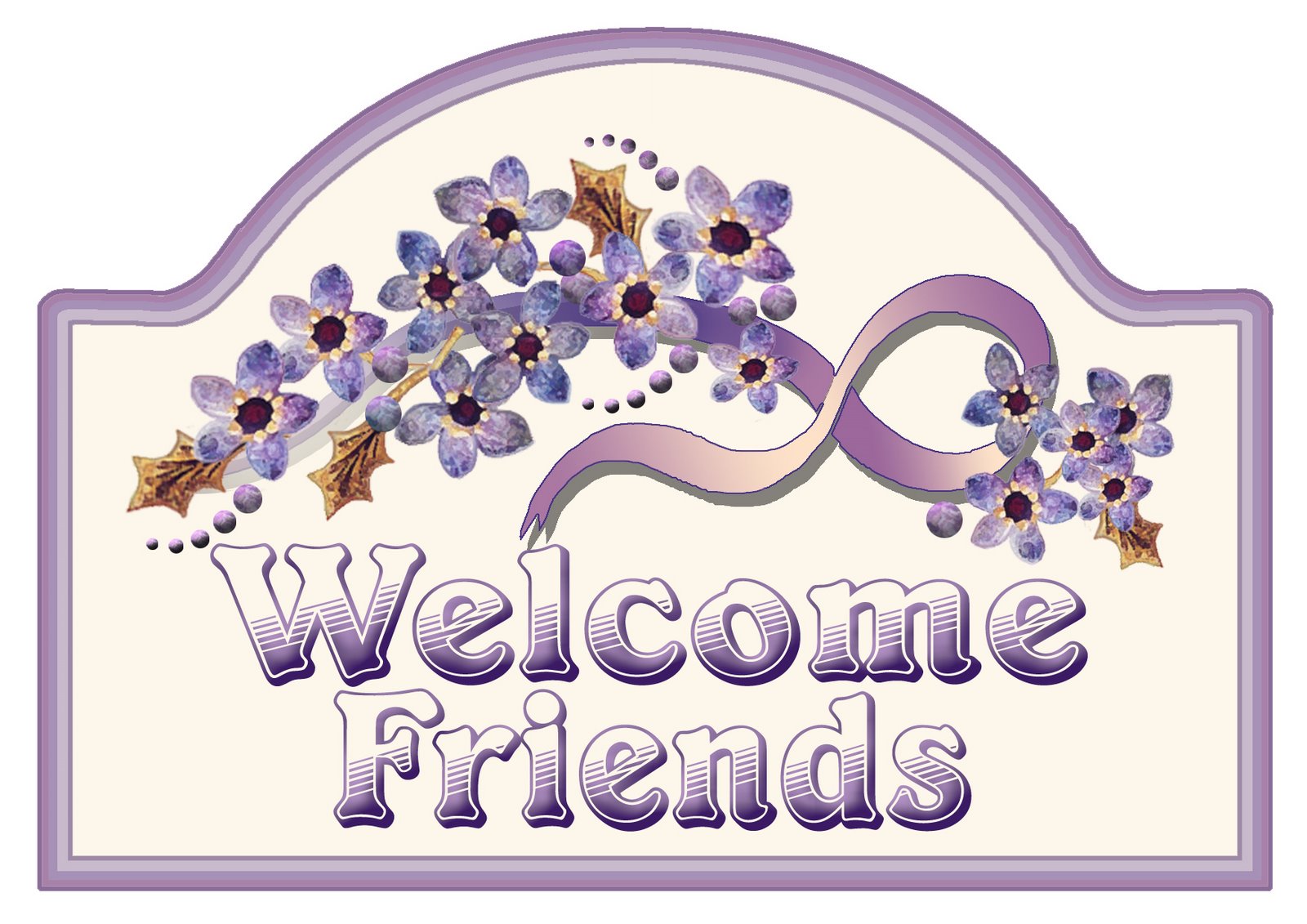 Welcome Your Friends With These Clip Art Prints For Your Decoupage And