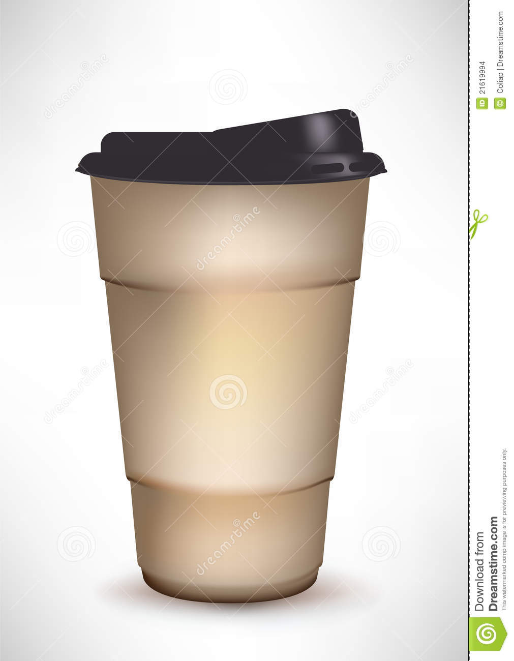 Coffee Container With Cap Stock Images   Image  21619994